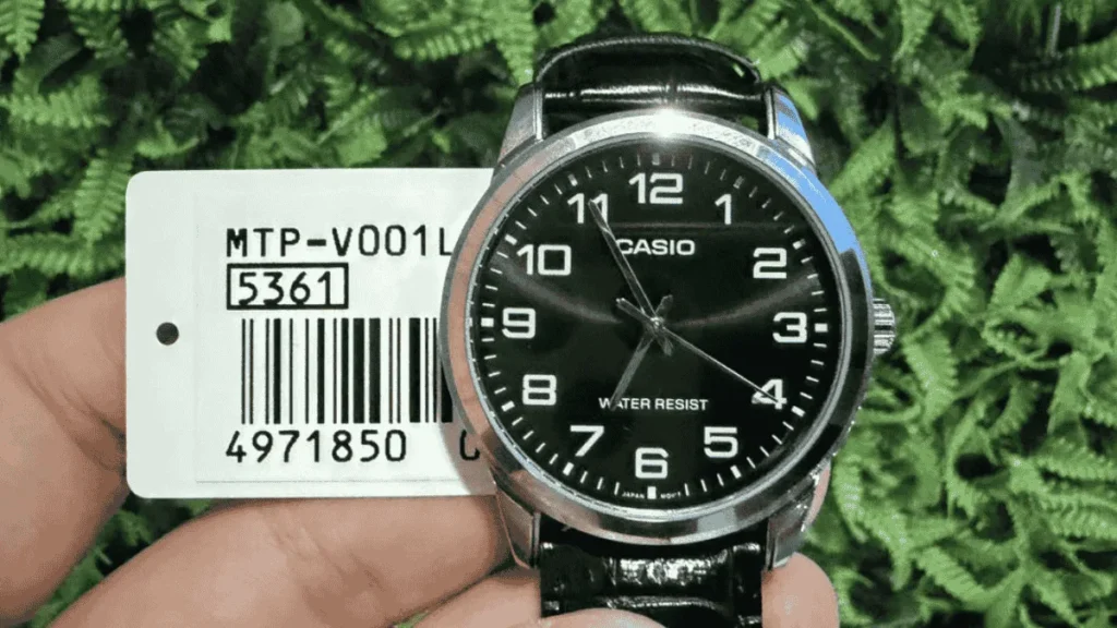 Selo holográfico de garantia oficial da Casio Brasil para identificação de procedência.